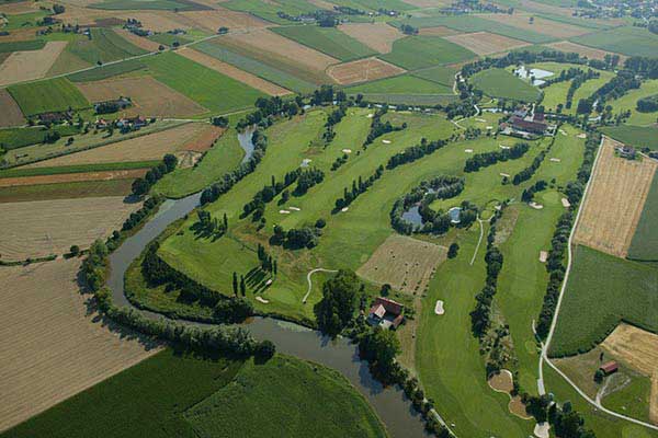 Golfplatz Sagmühle von oben