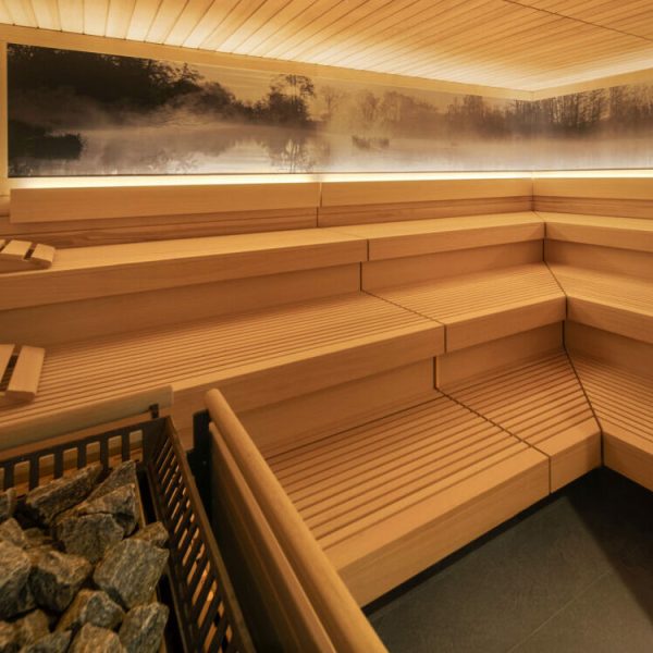 Sanarium Ganze Sauna von Außen